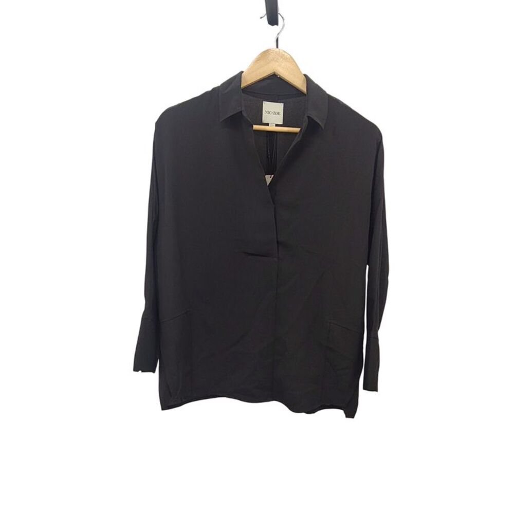 Niczoe Women Flowing Ease Top Black XS